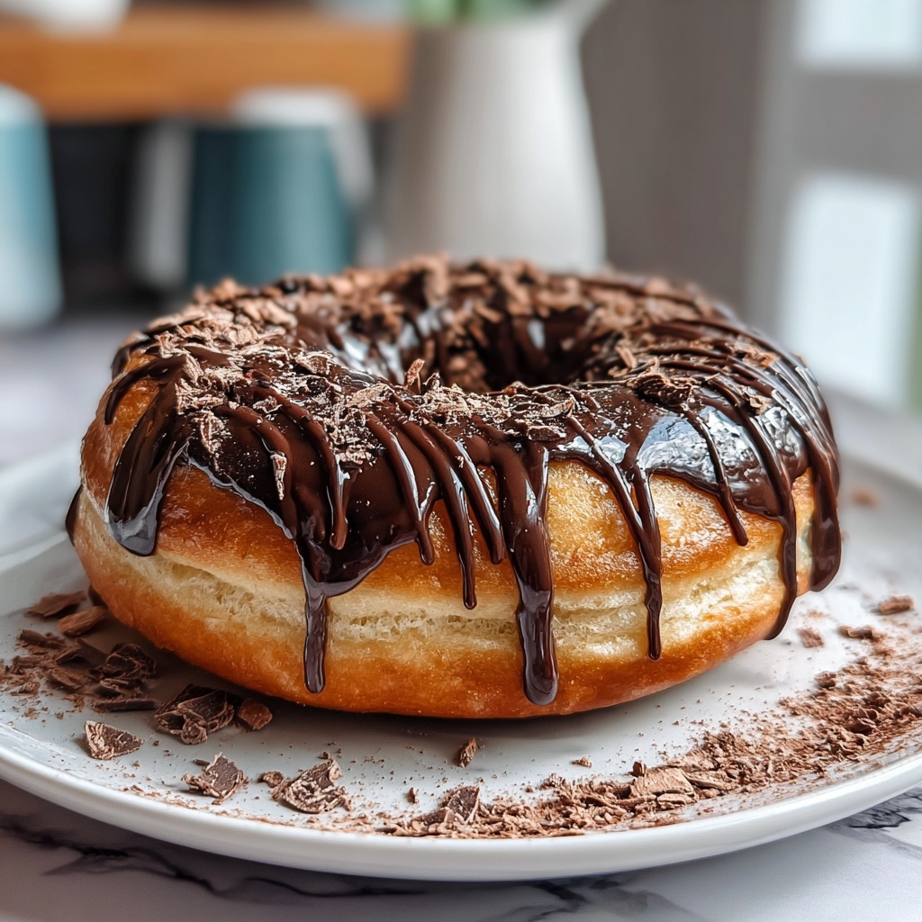 Cinnamon-Sugar Donuts with Chocolate Drizzle Recipe - Recipe Image