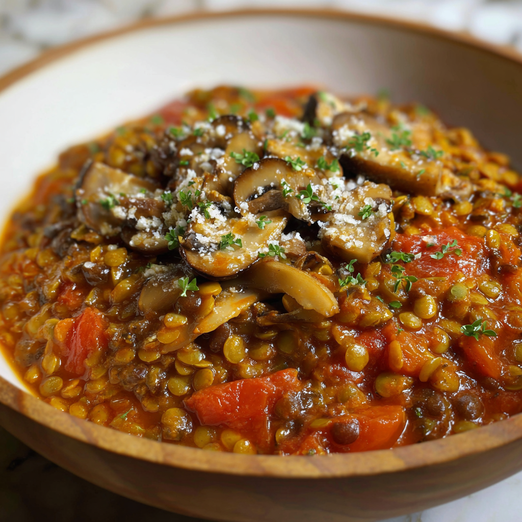 Lentil and Mushroom Bolognese Recipe - Recipe Image