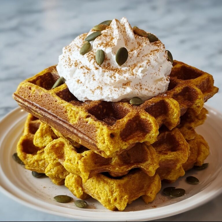 Pumpkin Protein Waffles Recipe