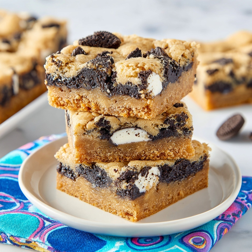 Creamy Cookie Squares Recipe - Recipe Image