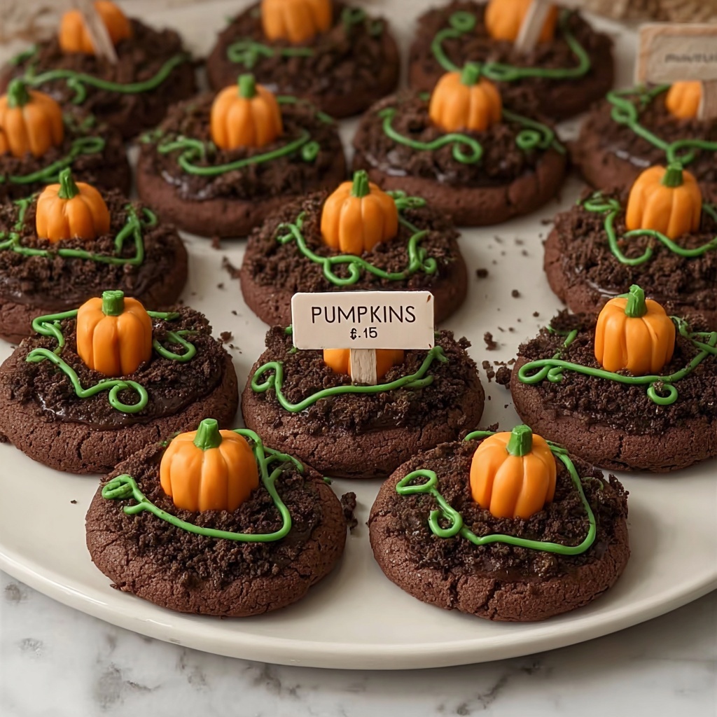 Pumpkin Patch Chocolate Cookies Recipe - Recipe Image