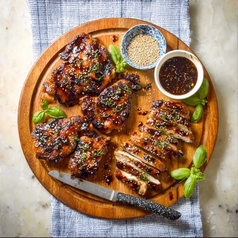 Korean Honey Sesame Grilled Chicken Recipe