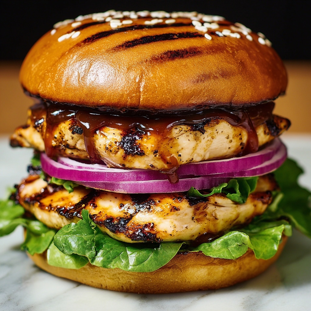 Teriyaki Chicken Burger Recipe - Recipe Image