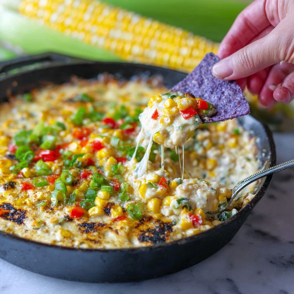 Roasted Corn Queso Fundido Recipe - Recipe Image