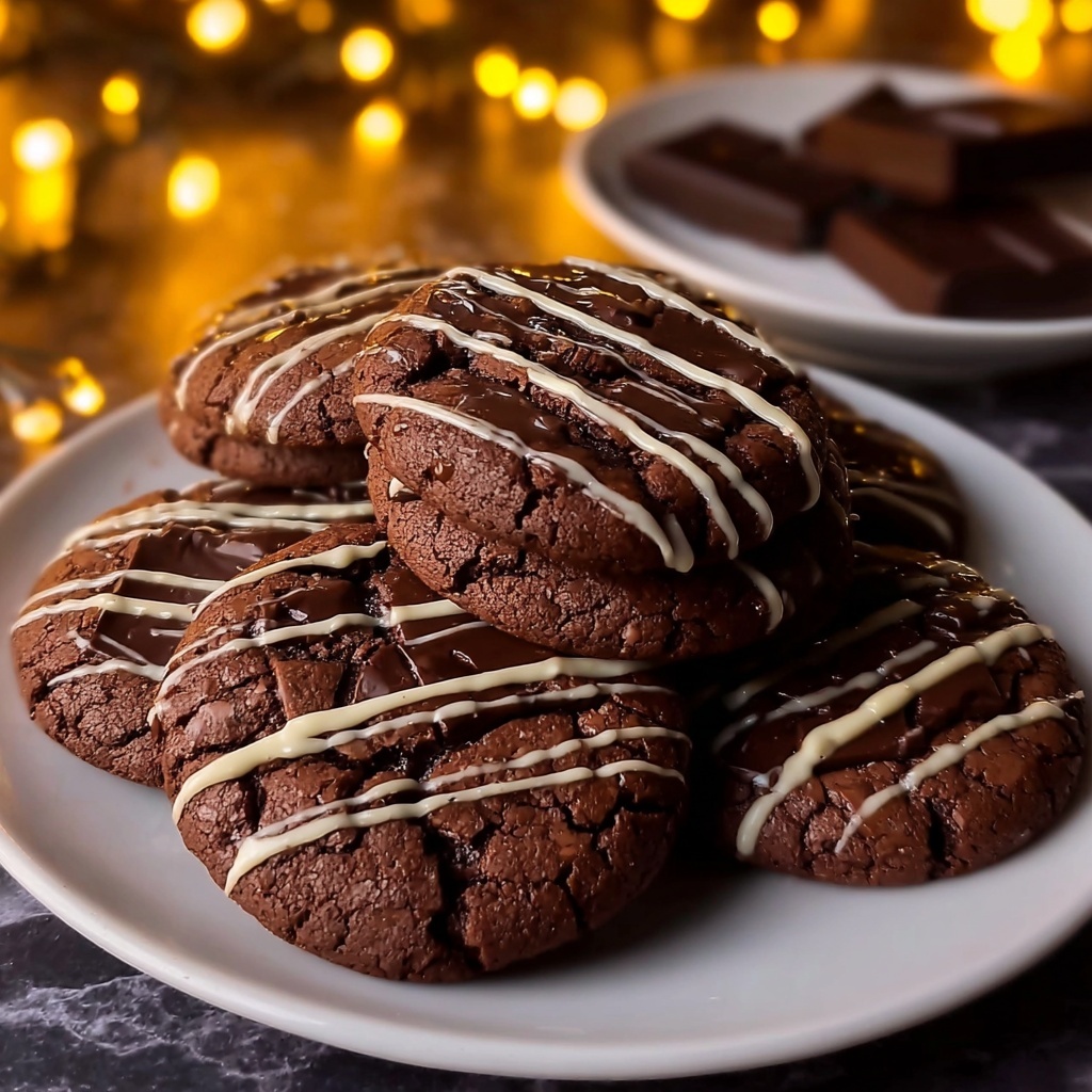 Rich Chocolate Cookies with Glossy Ganache Glaze Recipe - Recipe Image