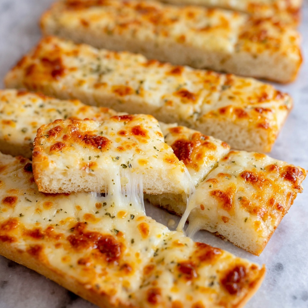 Homemade Cheesy Breadsticks Recipe - Recipe Image