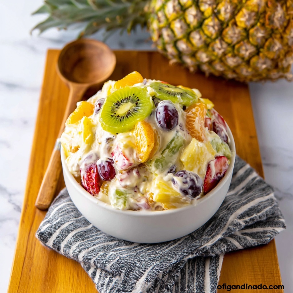 Hawaiian Cheesecake Salad Recipe - Recipe Image