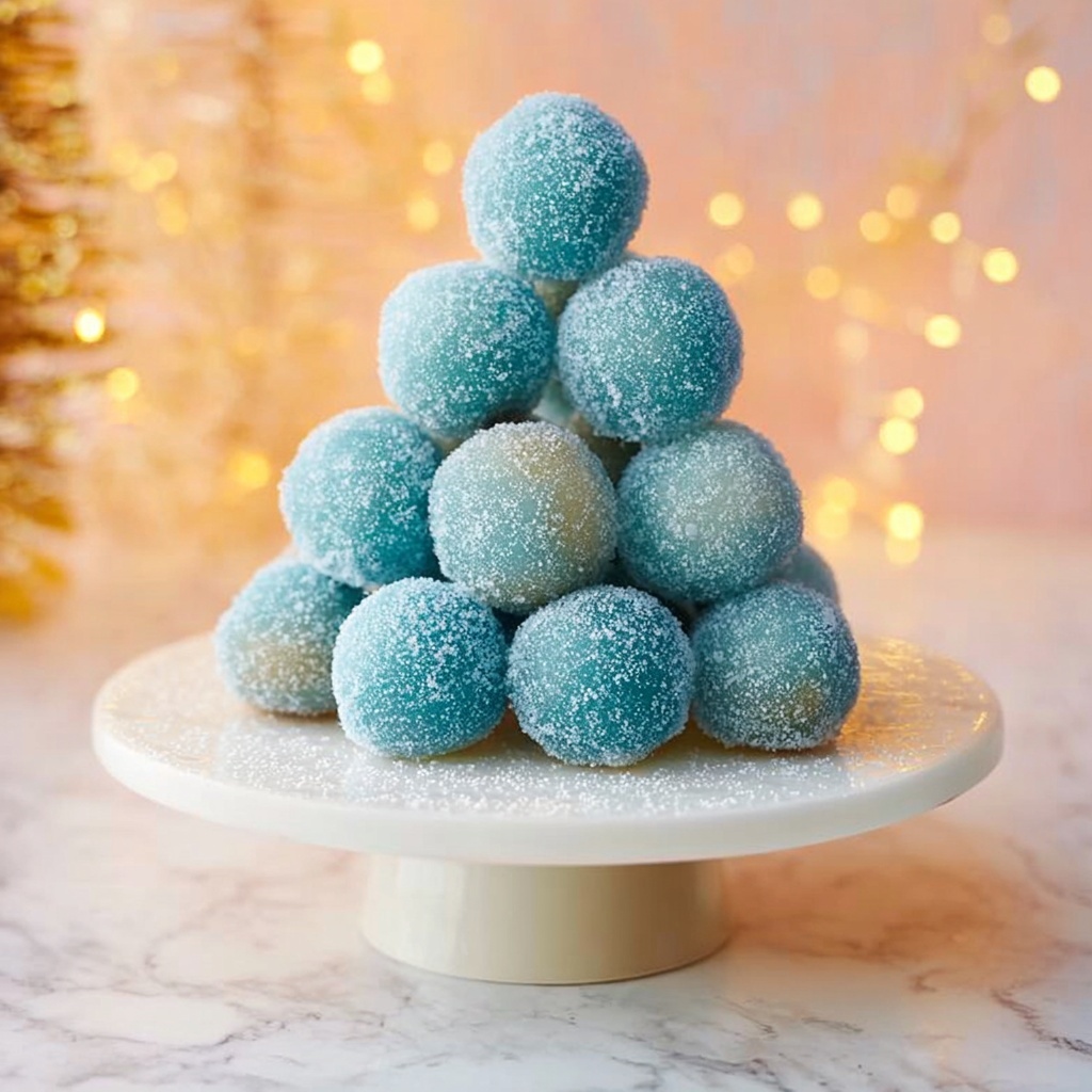 Blue Christmas Truffles Recipe - Recipe Image