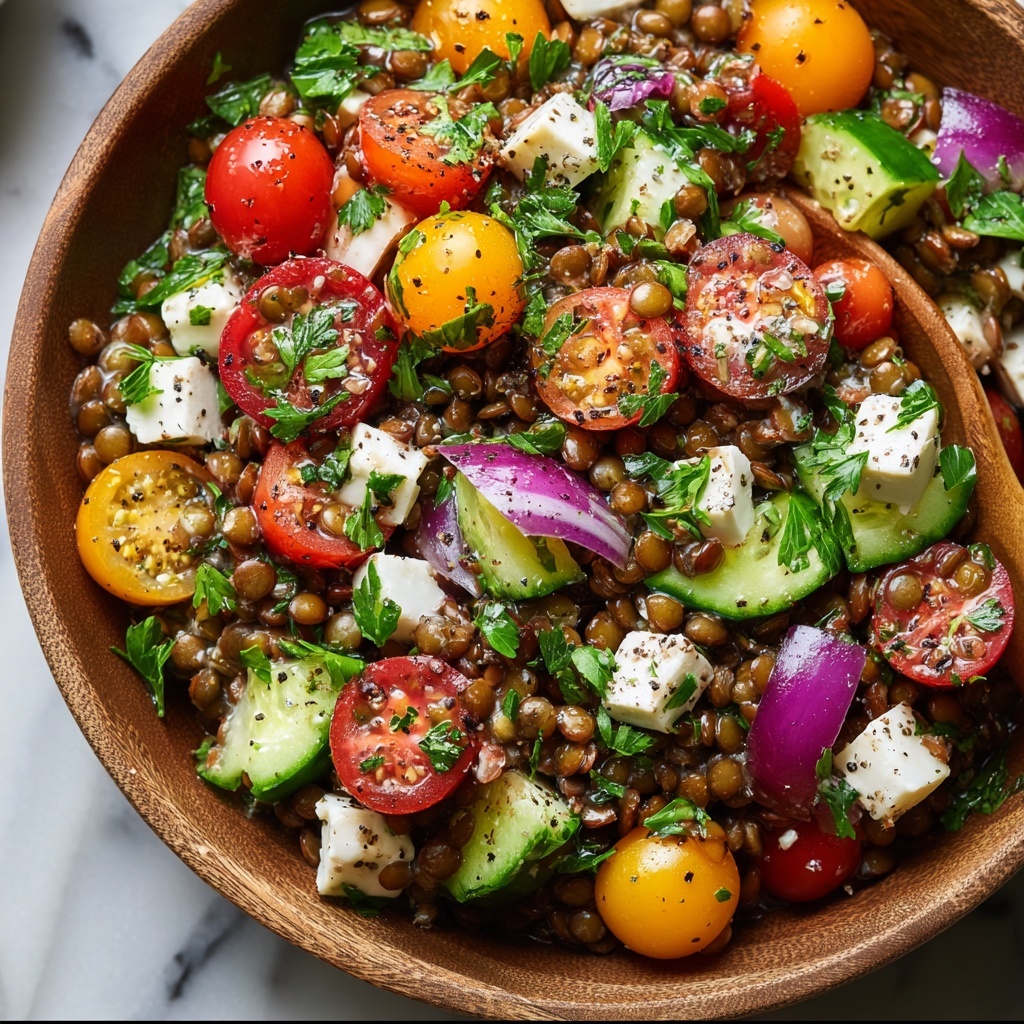 Mediterranean Lentil Salad Recipe - Recipe Image