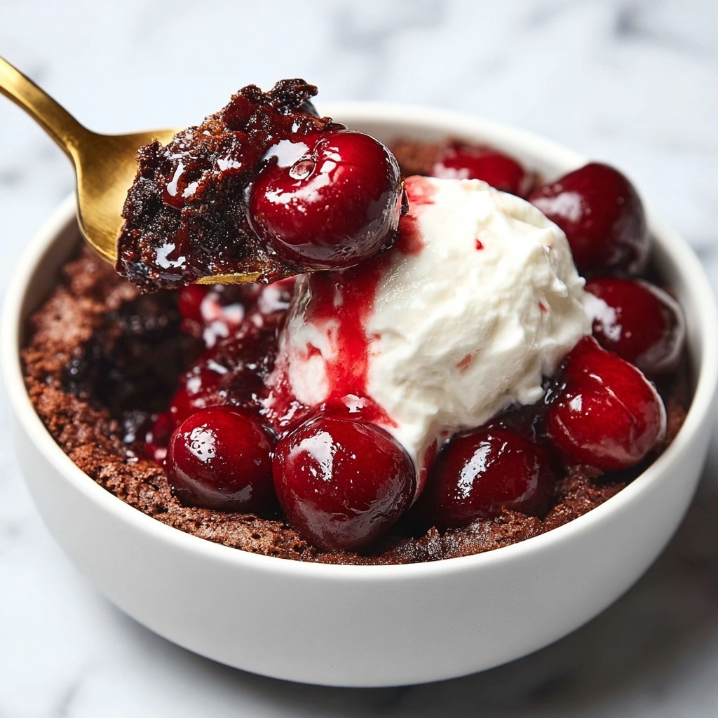 Chocolate Cherry Dump Cake Recipe - Recipe Image