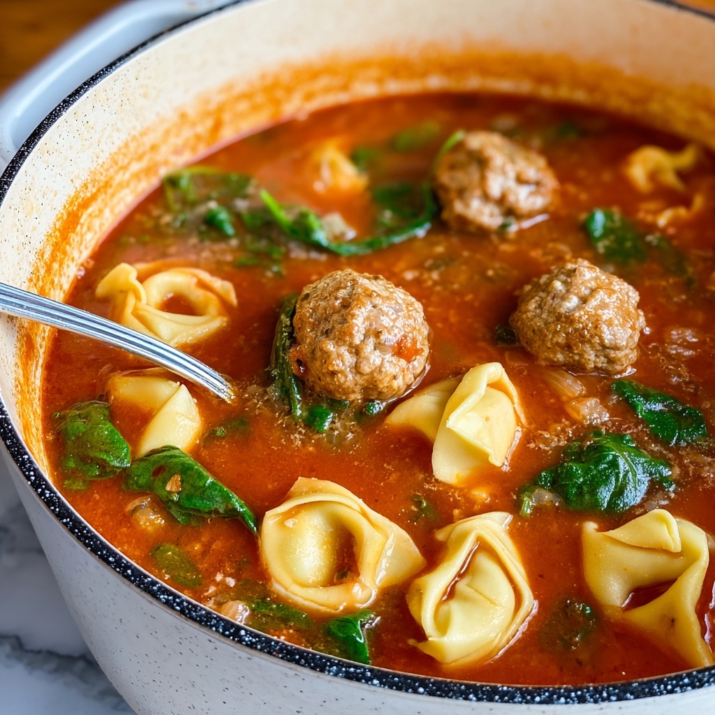 Meatball and Tortellini Soup Recipe - Recipe Image