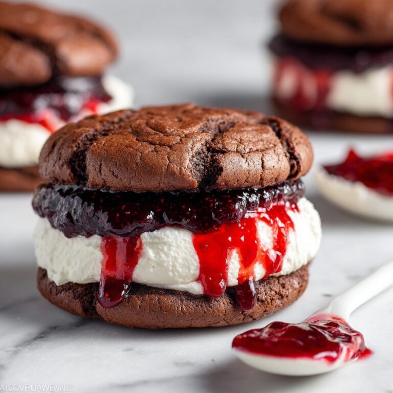 Black Forest Flourless Brownie Cookies Recipe