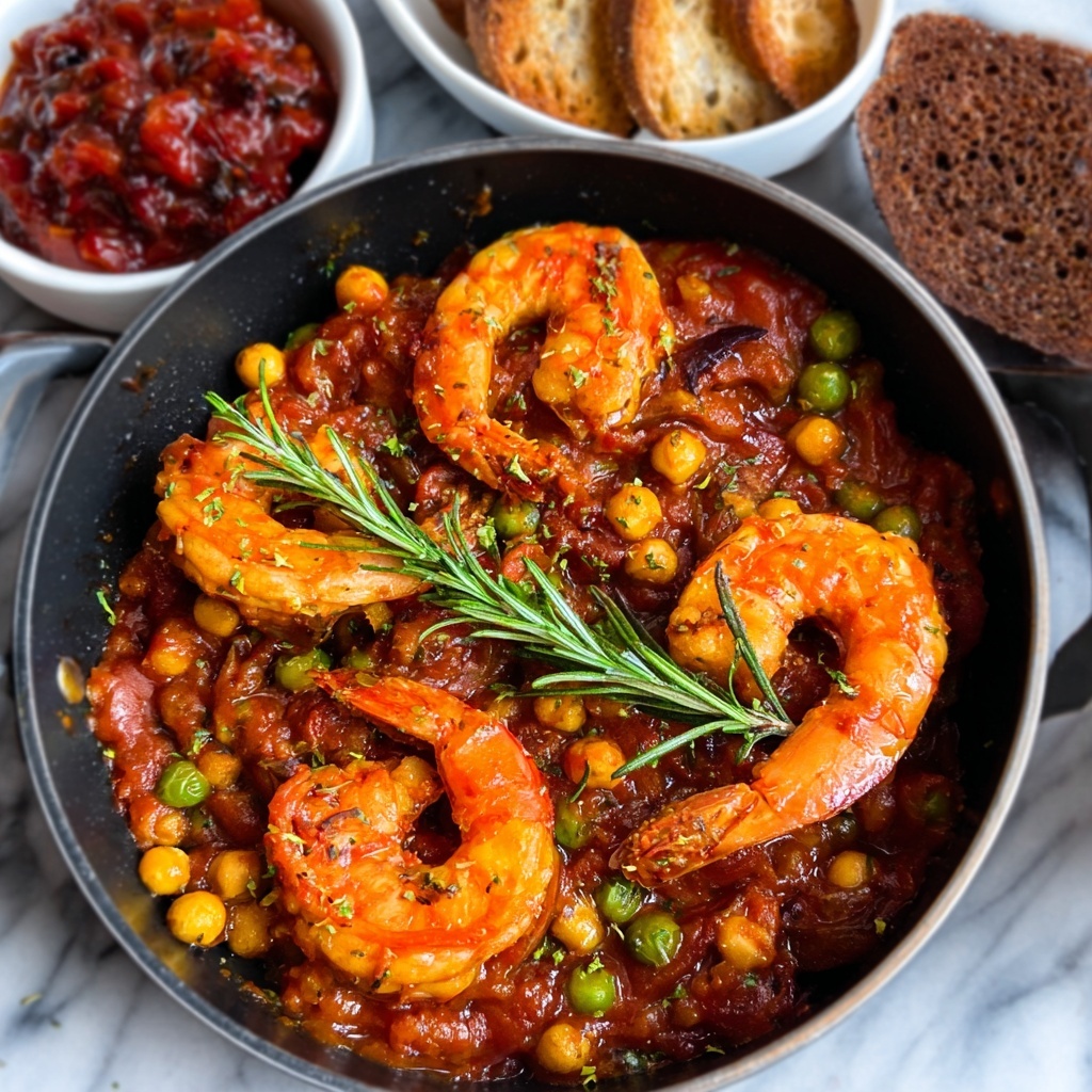 Colossal Shrimp in a Spicy Tomato Sauce Recipe - Recipe Image