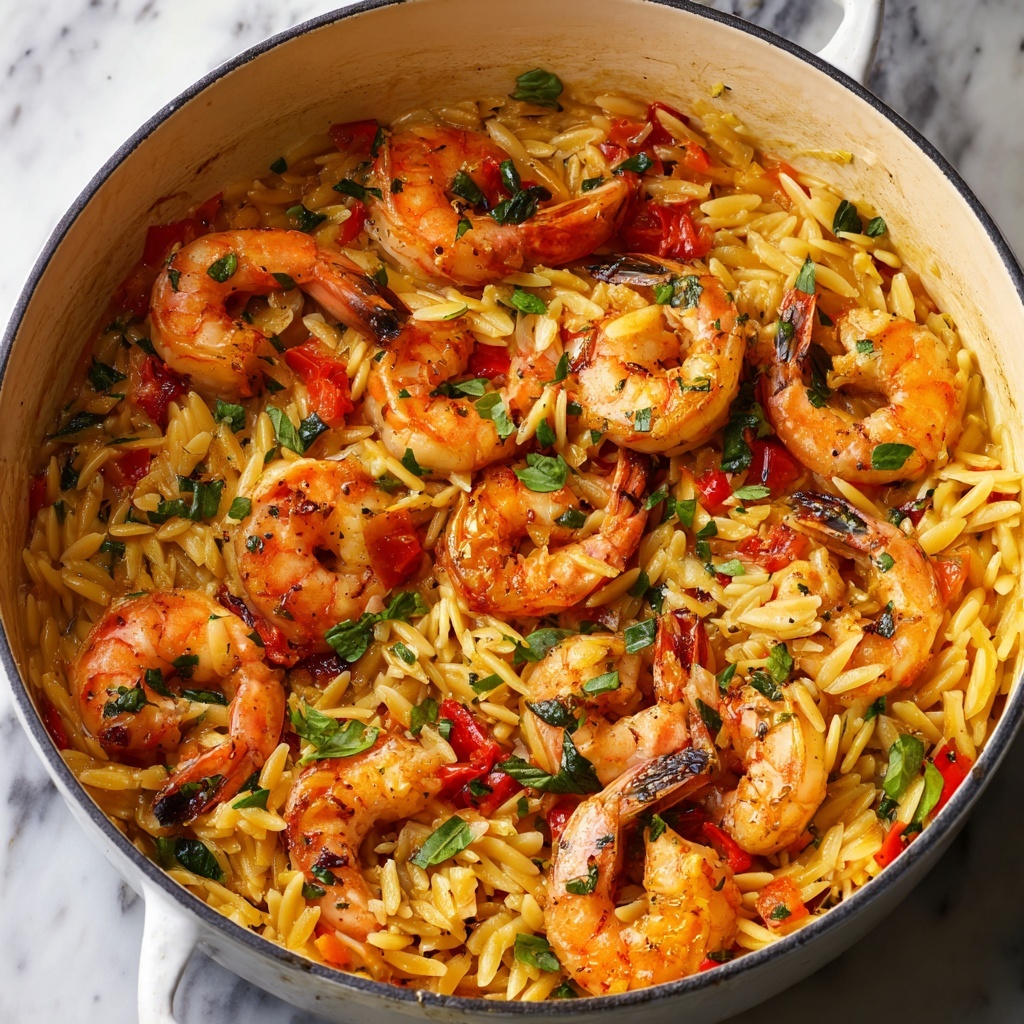 One-Pot Marry Me Shrimp and Orzo Pasta Recipe - Recipe Image