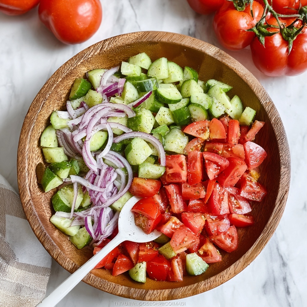 Cucumber and Tomato Salad Recipe - Recipe Image