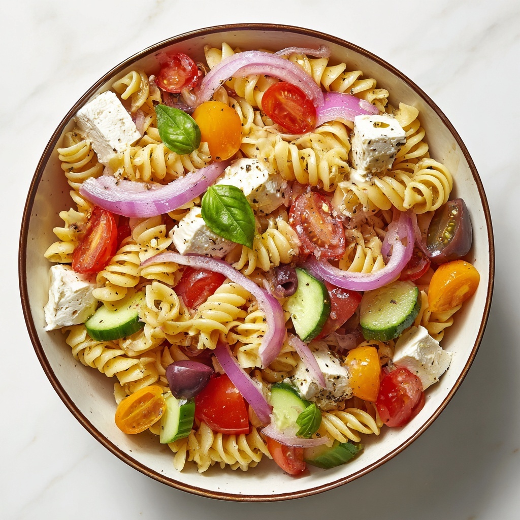 Easy High-Protein Pasta Salad Recipe - Recipe Image