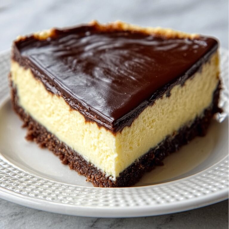 Boston Cream Pie Cheesecake Recipe