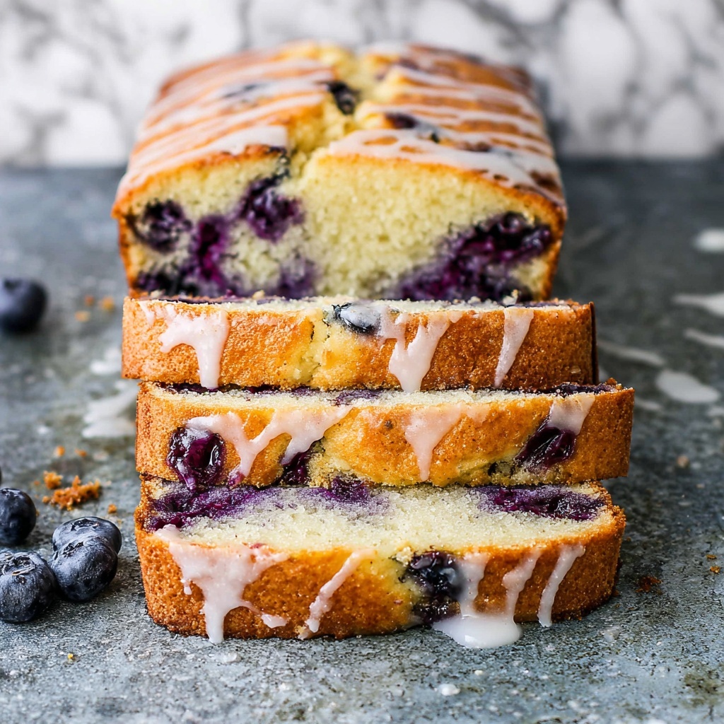 Lemon Blueberry Bread Recipe - Recipe Image