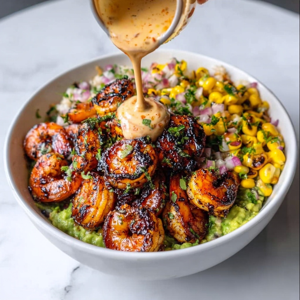 Grilled Shrimp Bowl with Avocado Recipe - Recipe Image