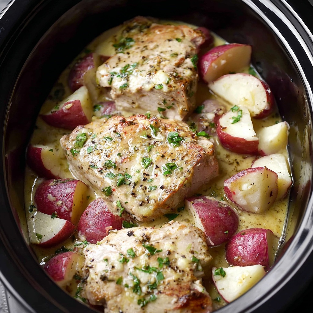 Slow Cooker Ranch Beef Chops Recipe - Recipe Image