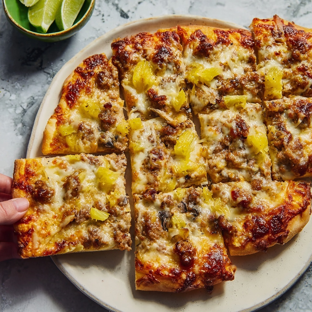 Spicy Sausage and Pepperoncini Thin Crust Pizza Recipe - Recipe Image