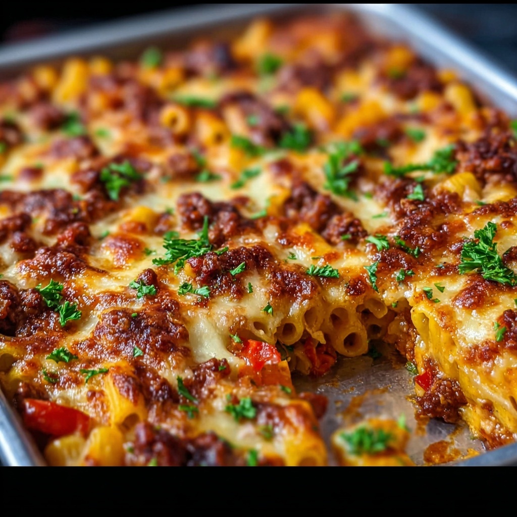 Delicious Angel Beef Casserole Recipe - Recipe Image