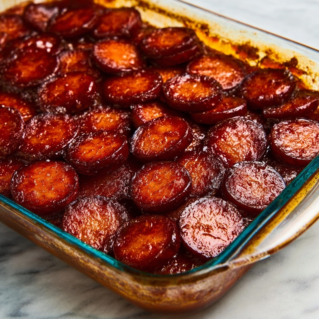 BBQ Baked Sausages Recipe - Recipe Image