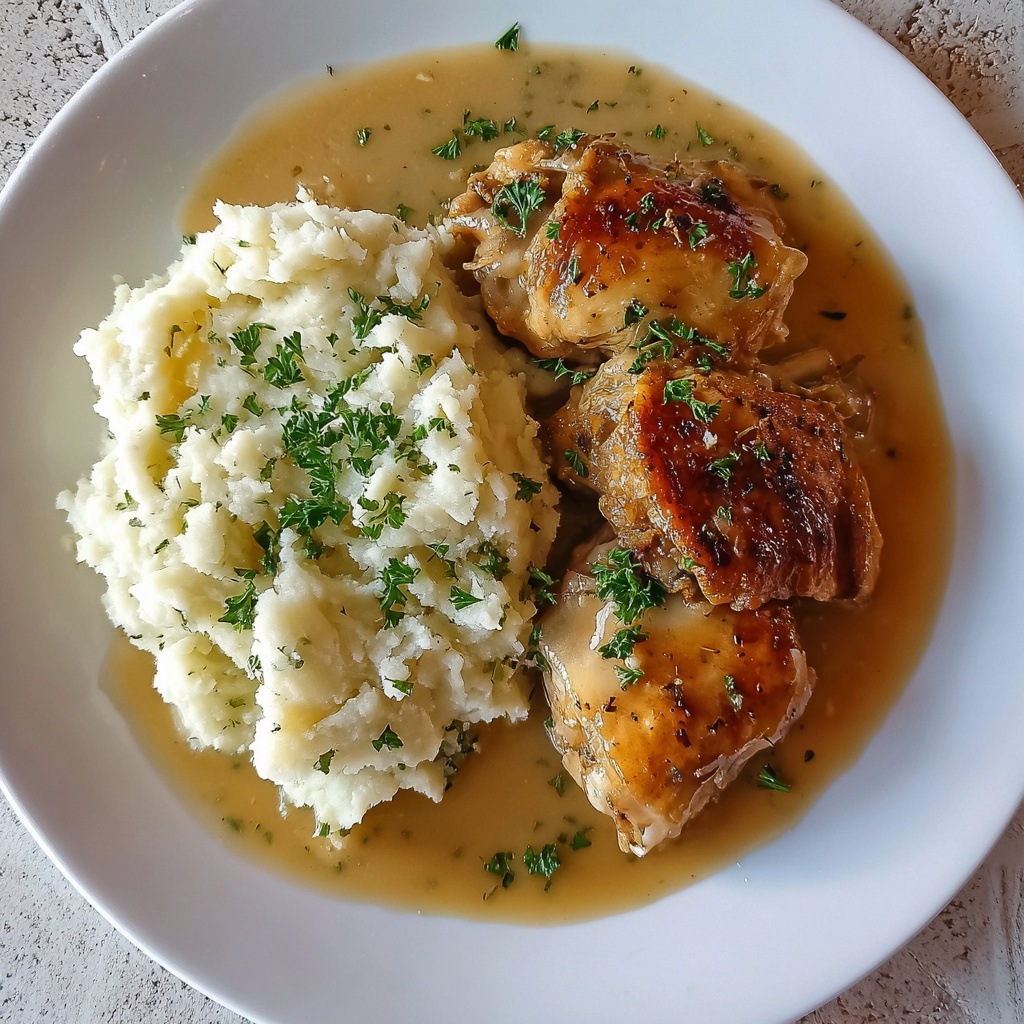 Crockpot Chicken and Gravy Recipe - Recipe Image