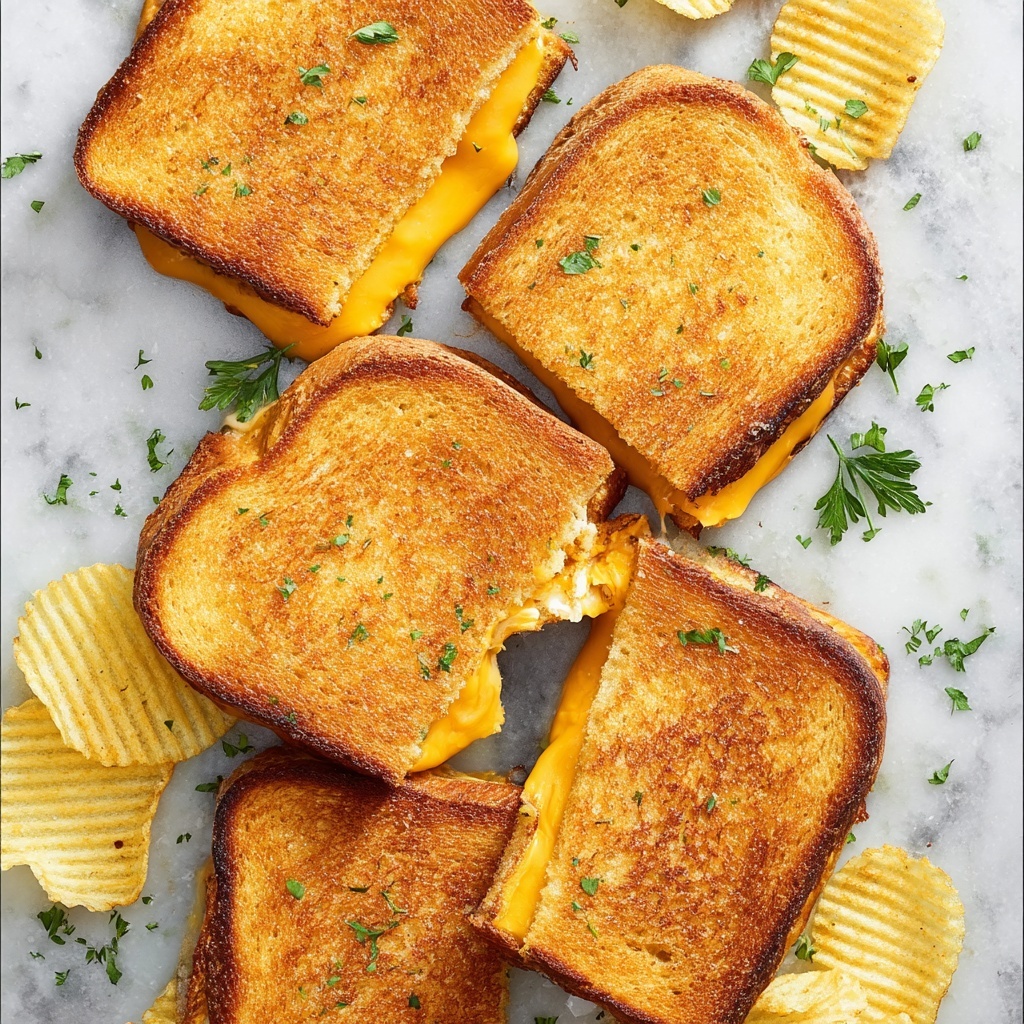 Oven-Grilled Cheese Sandwiches Recipe - Recipe Image