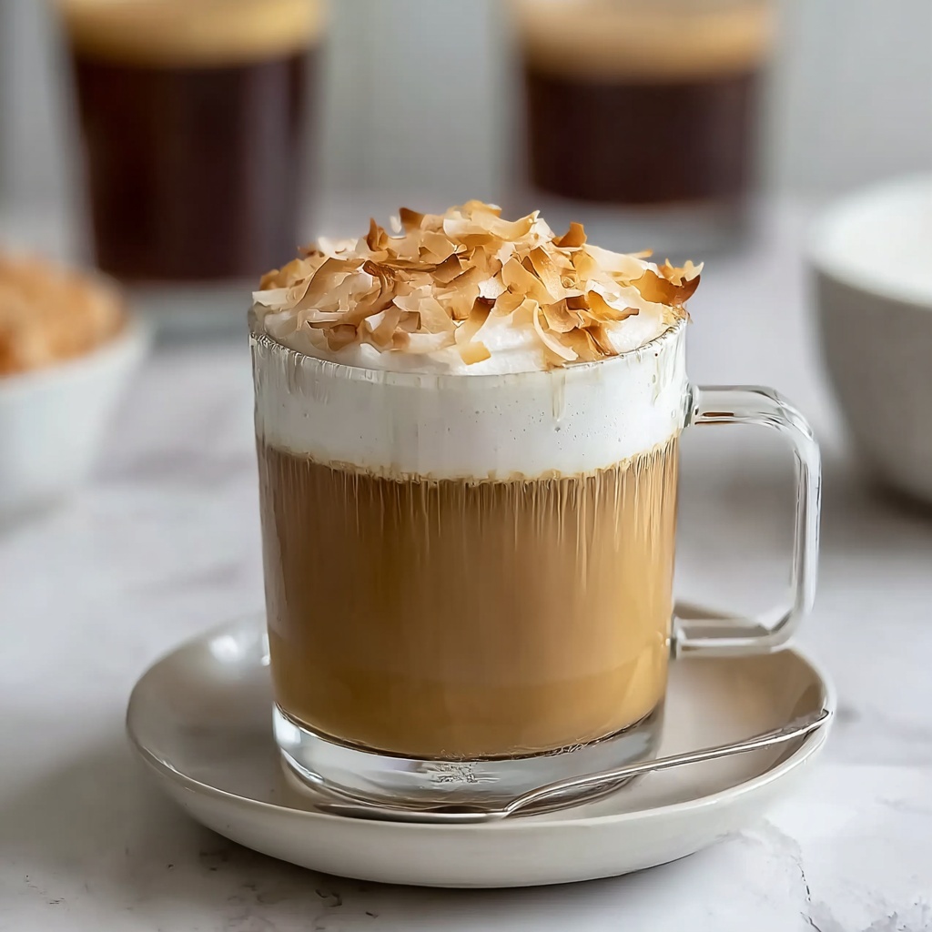 Iced Coconut Milk Latte Recipe - Recipe Image