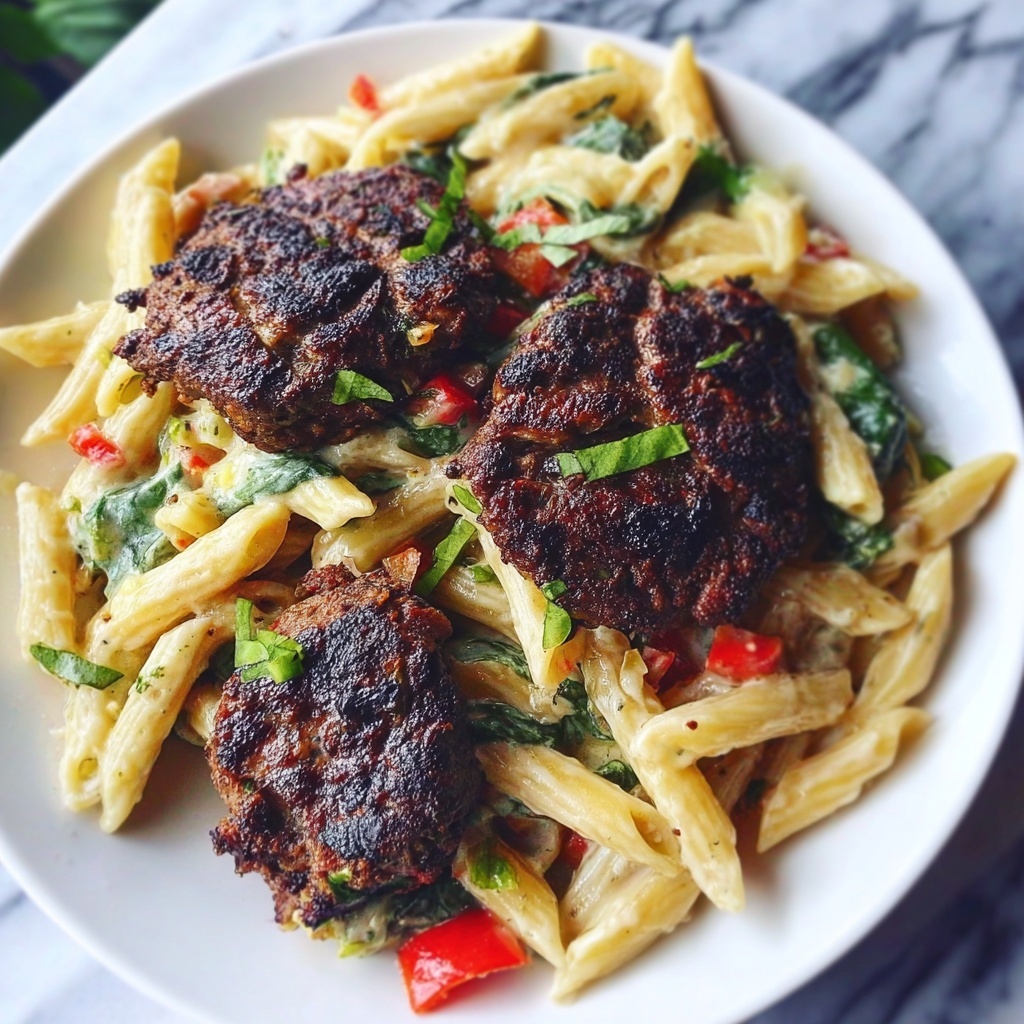 Rasta Pasta with Oxtail Recipe - Recipe Image