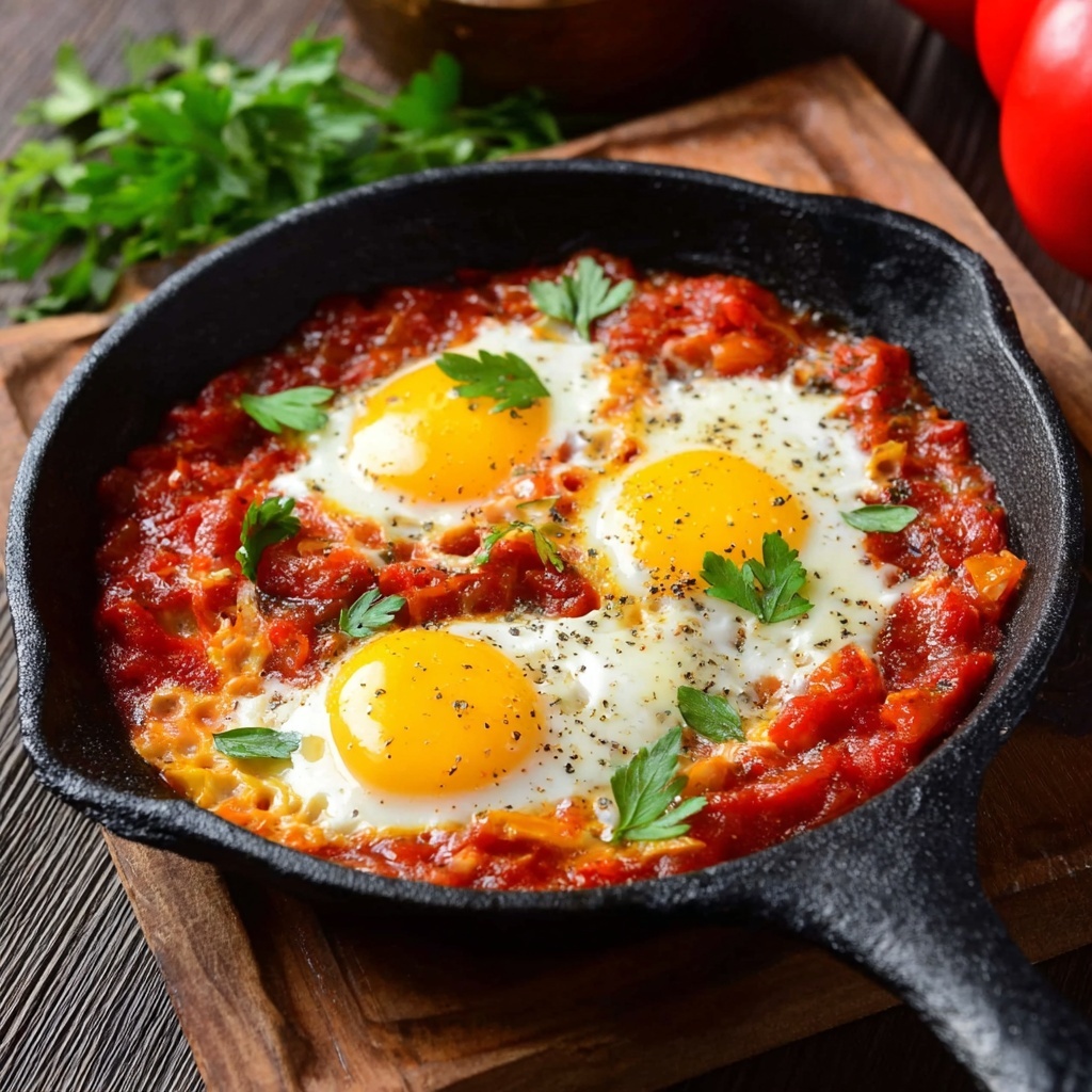 Tomato and Cheese Egg Bake Recipe - Recipe Image