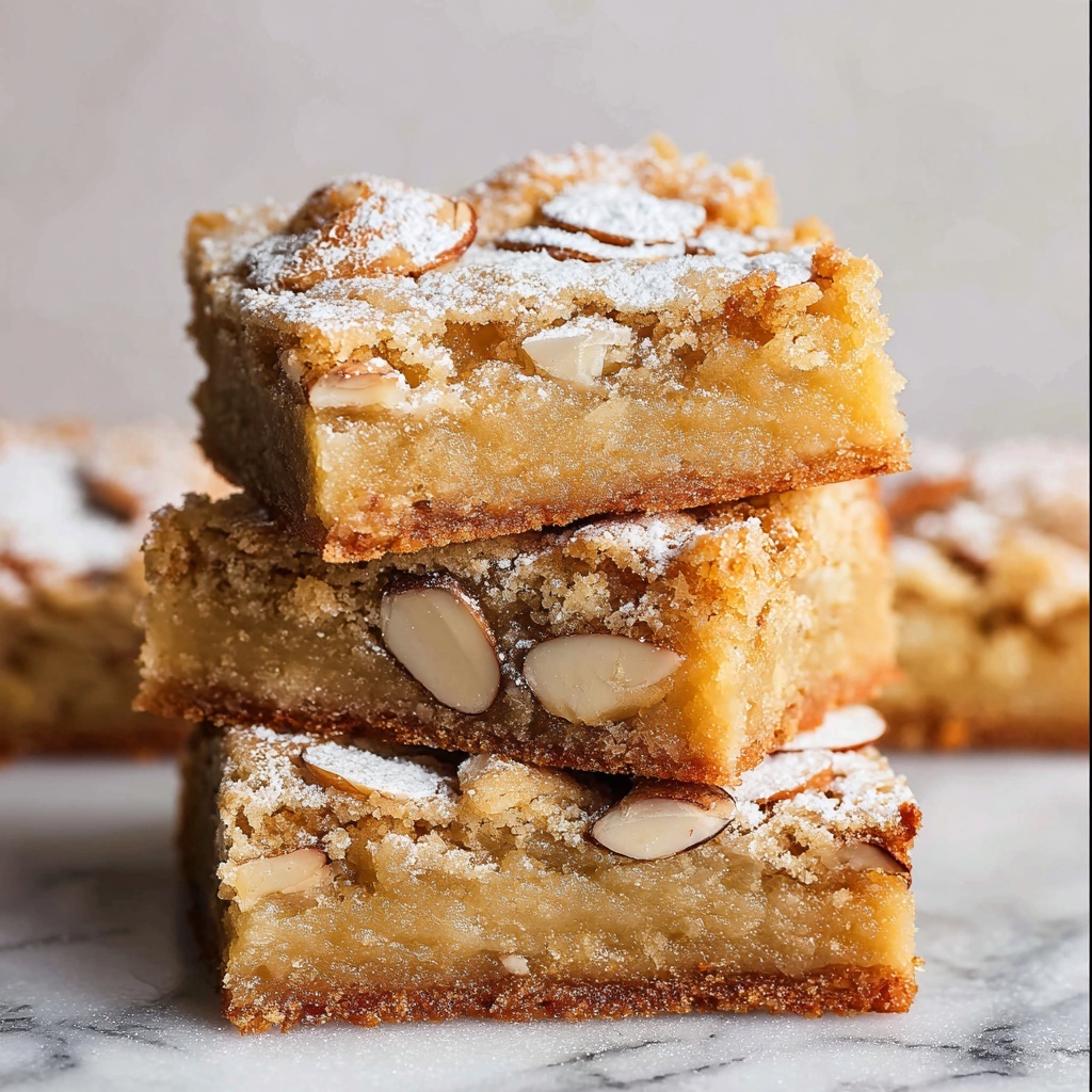 Almond Croissant Blondies Recipe - Recipe Image