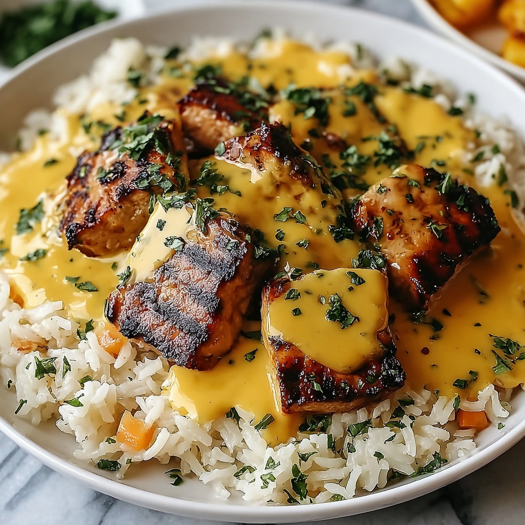 Smothered Chicken and Rice Recipe - Recipe Image