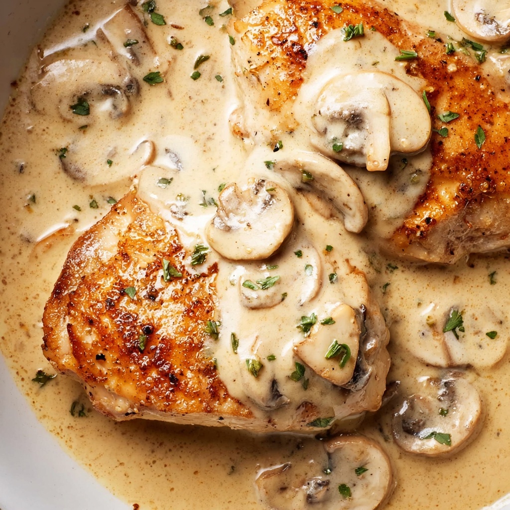 Creamy Mushroom Chicken Recipe - Recipe Image