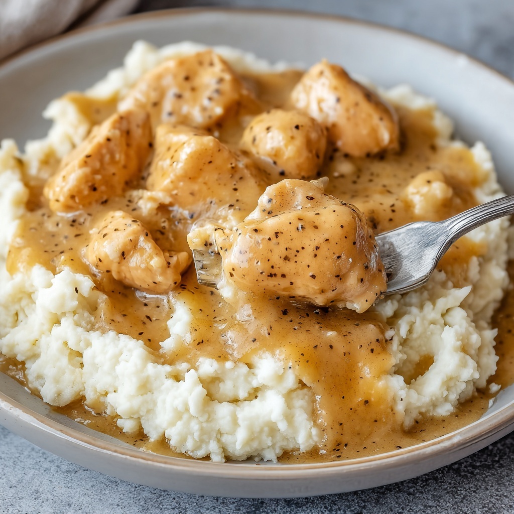 Chicken and Gravy Stovetop Recipe - Recipe Image