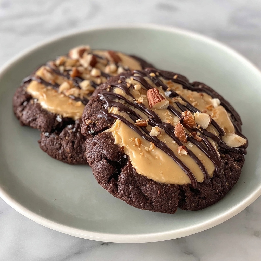 German Chocolate Cookies Recipe - Recipe Image