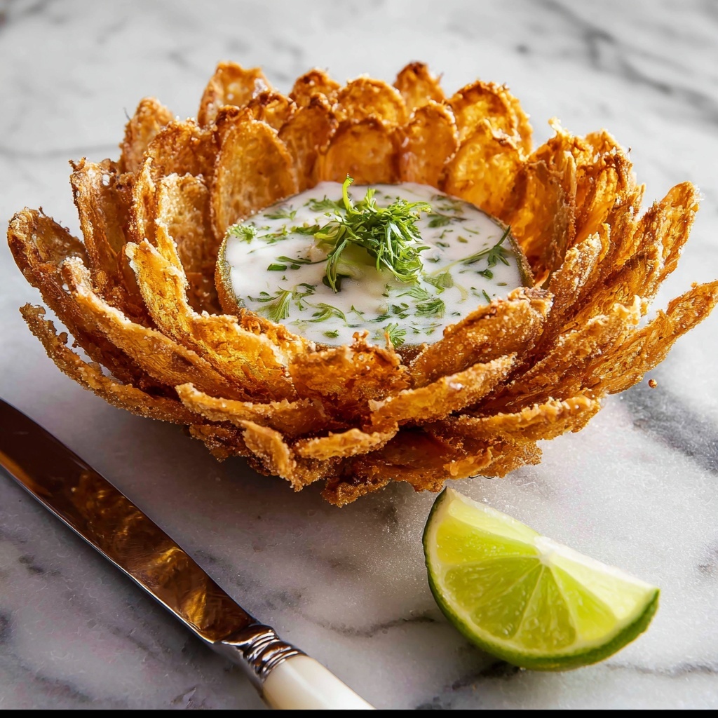 How To Make A Blooming Onion Recipe - Recipe Image
