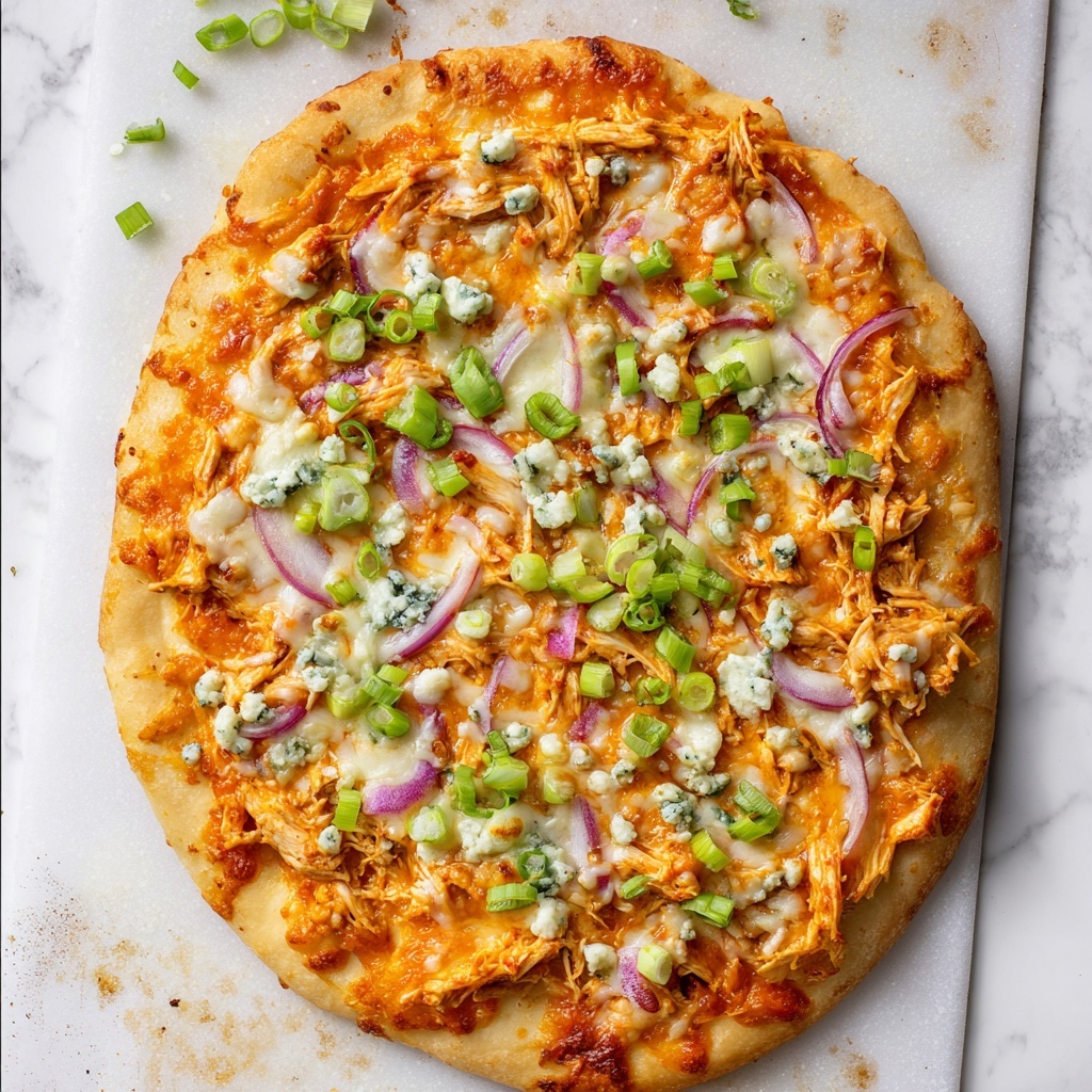 Buffalo Chicken Pizza Recipe - Recipe Image
