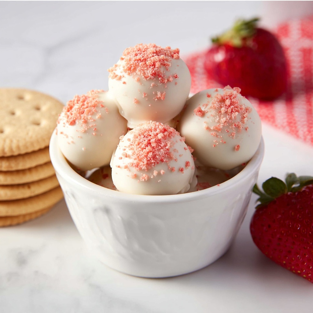 Strawberry Shortcake Truffles Recipe - Recipe Image