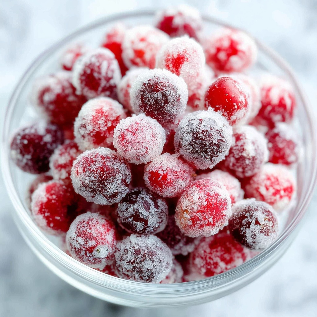 Orange Vanilla Candied Cranberries Recipe - Recipe Image