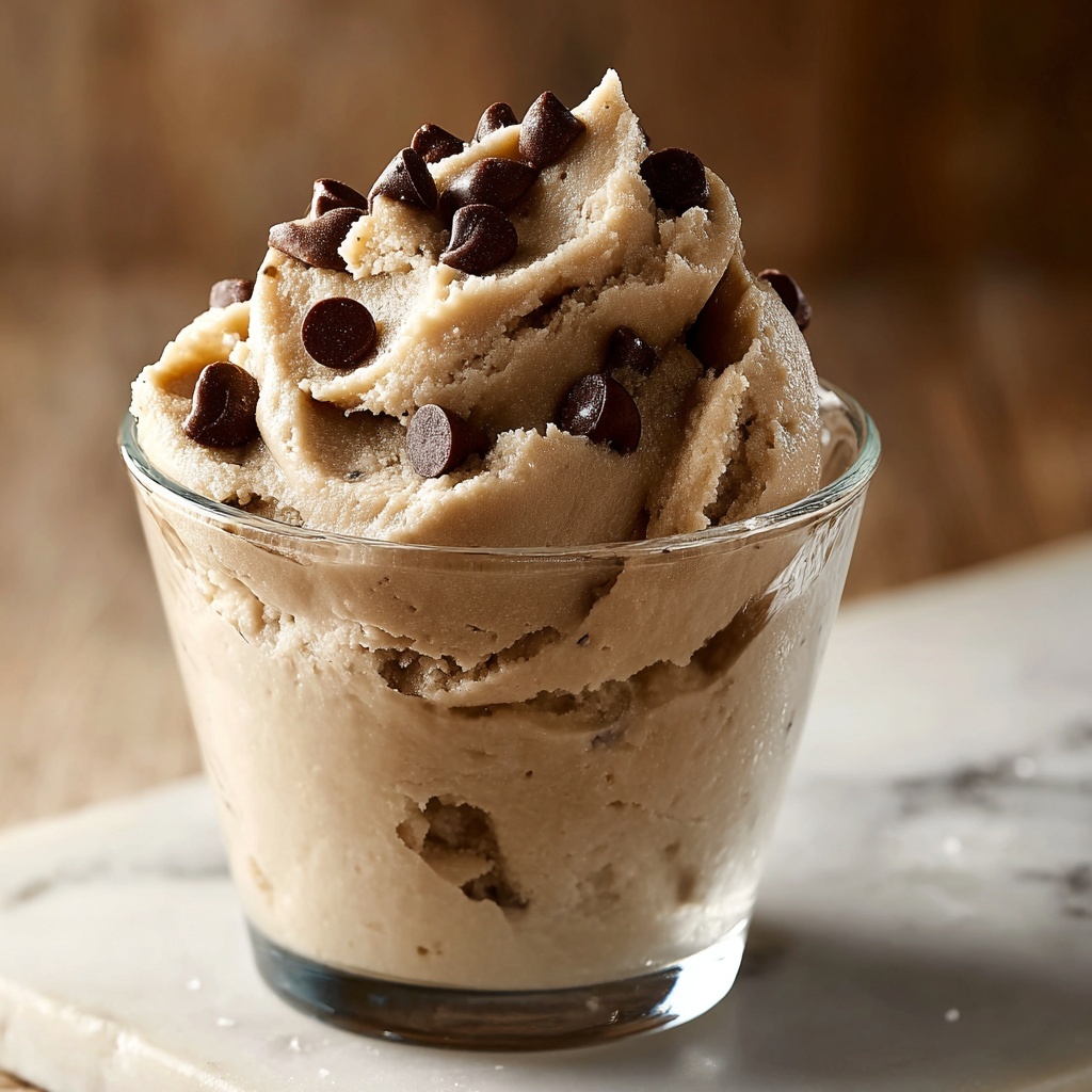 Protein Cookie Dough with Chickpeas and Chocolate Chips Recipe - Recipe Image