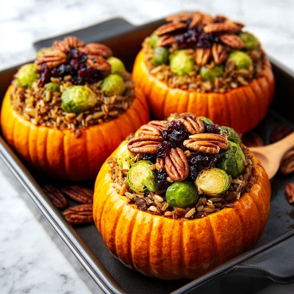 Rosa Jackson’s Mini Pumpkins Stuffed with Onion, Mushrooms, and Chard Recipe - Recipe Image
