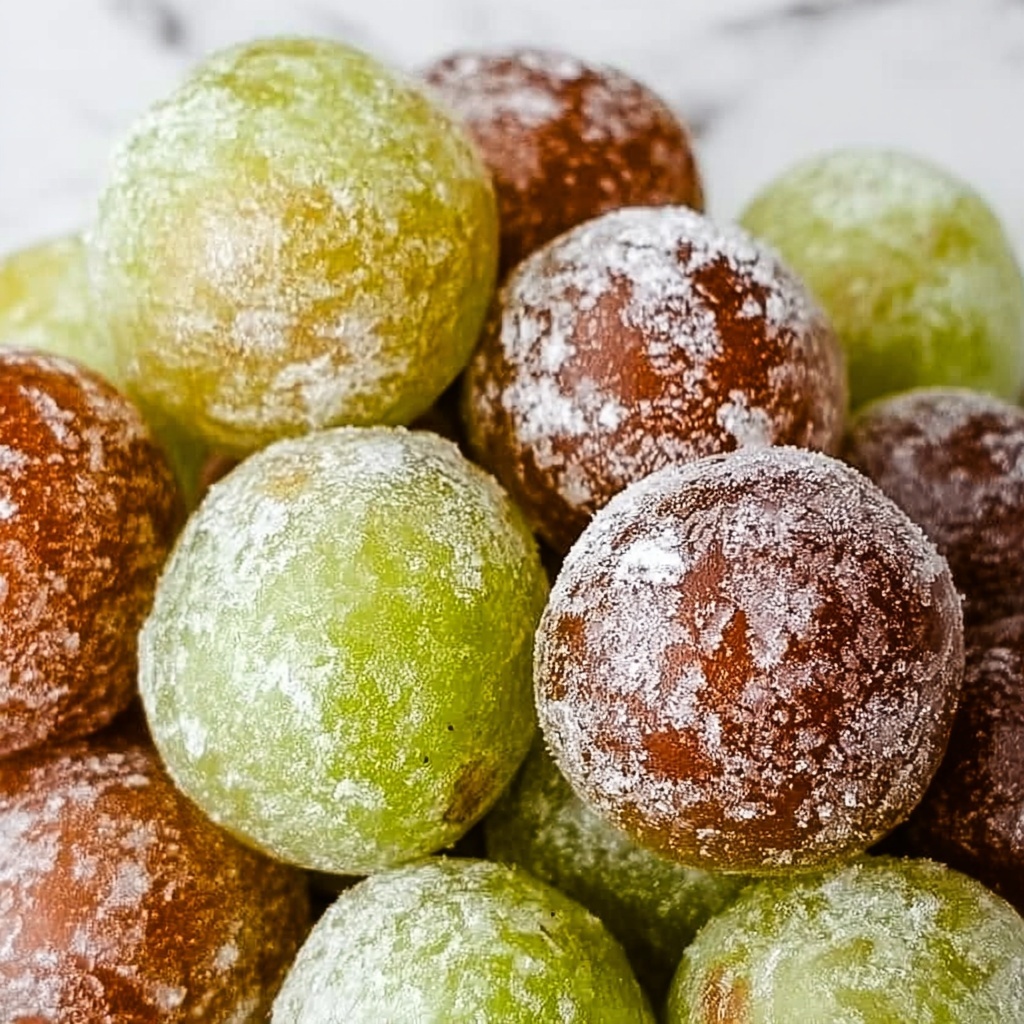 Healthy Sour Candy Frozen Grapes Recipe - Recipe Image