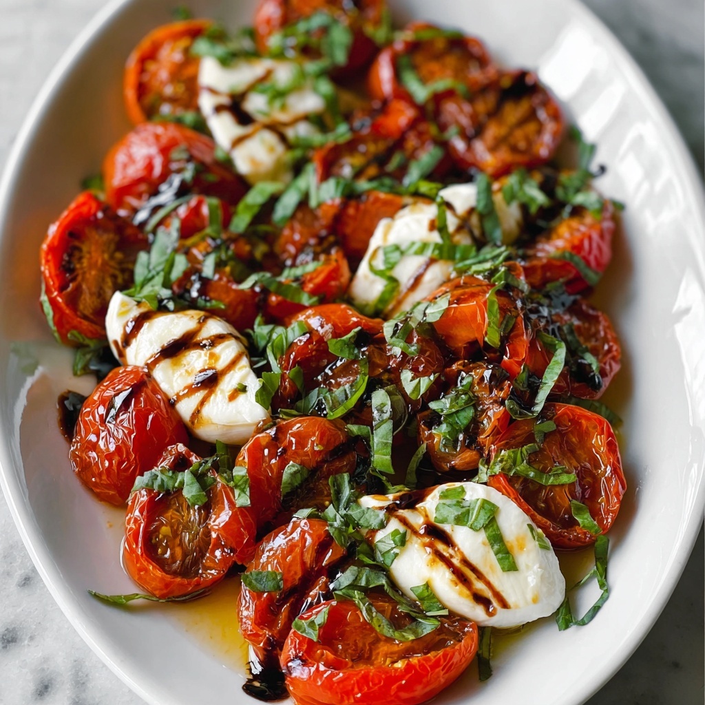 Barefoot Contessa Roasted Tomato Caprese Salad Recipe - Recipe Image