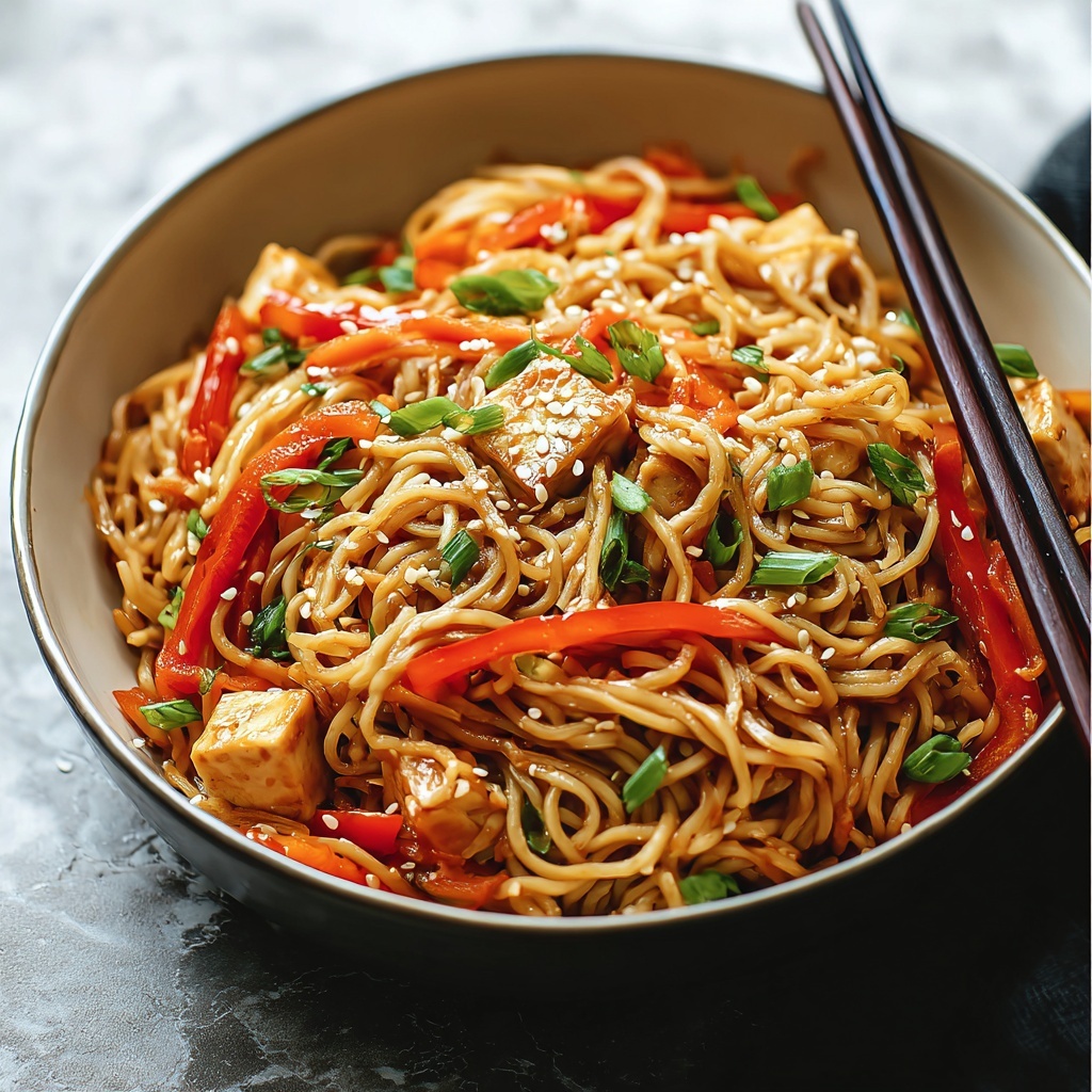 One-Pot Teriyaki Noodles Recipe - Recipe Image