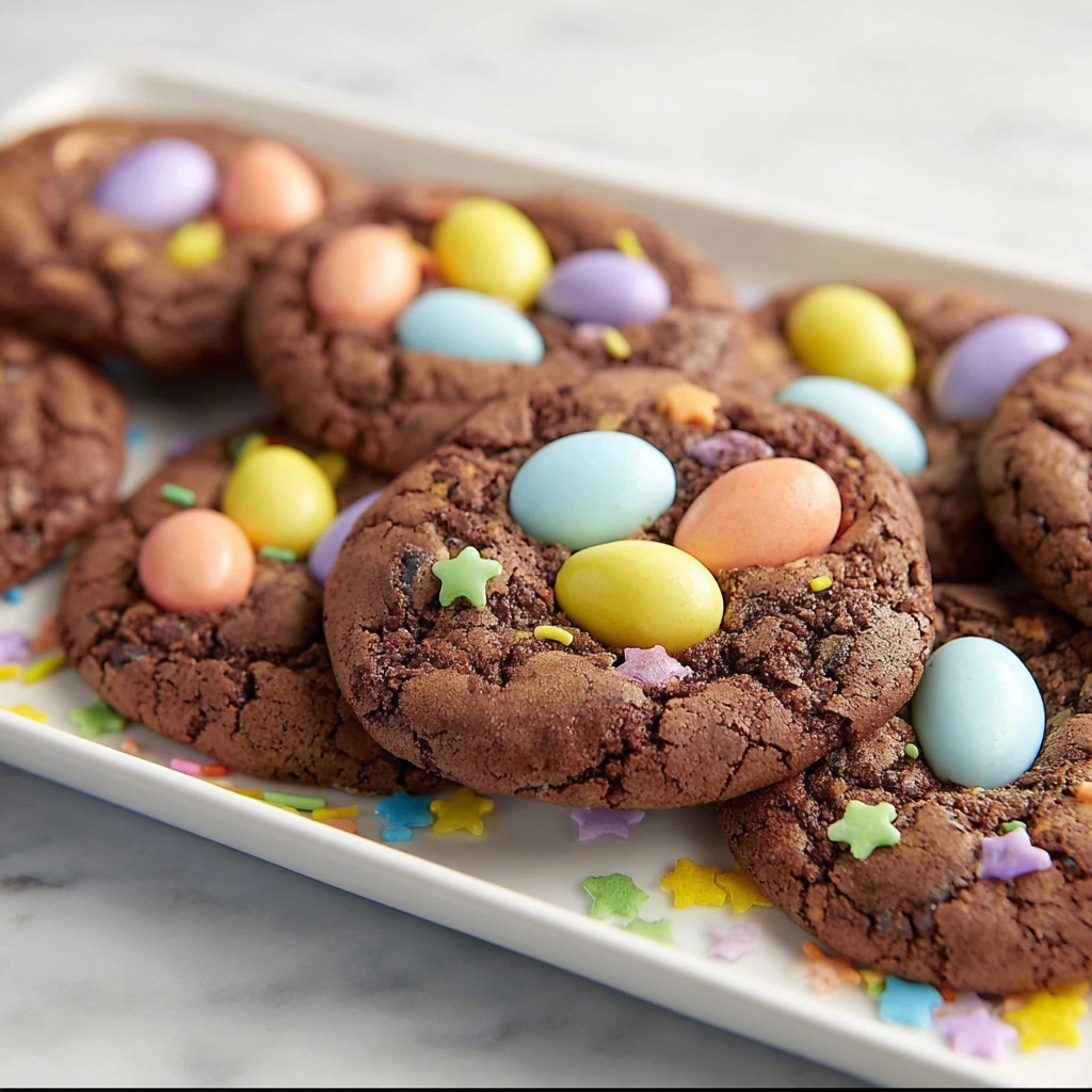 Easter Egg Brownie Cookies Recipe - Recipe Image
