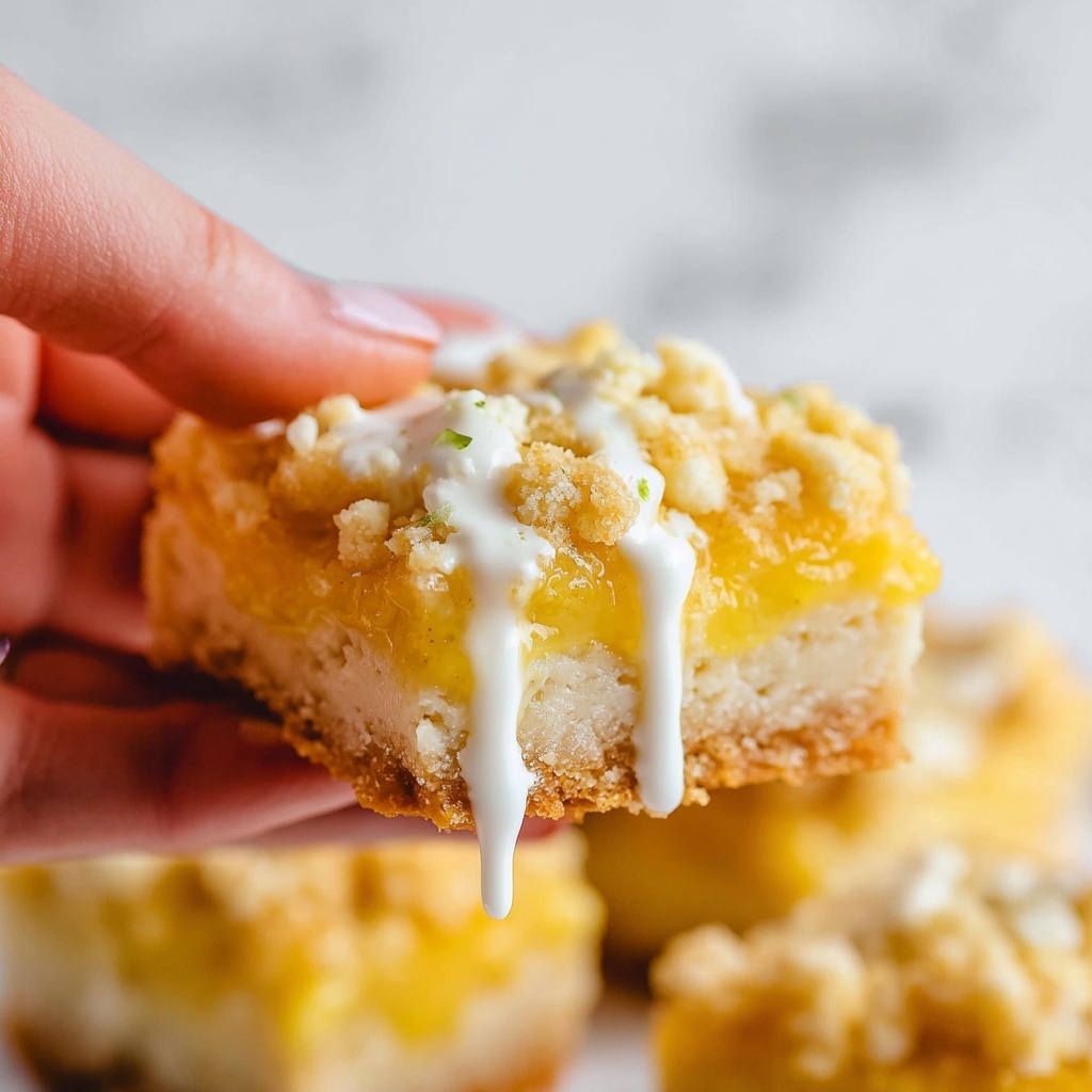 Coconut Mango Bars with Lime Glaze Recipe - Recipe Image
