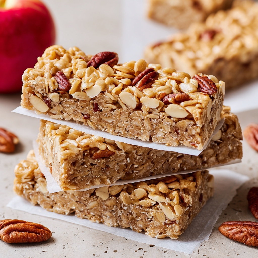 Apple Cinnamon Granola Bars Recipe - Recipe Image