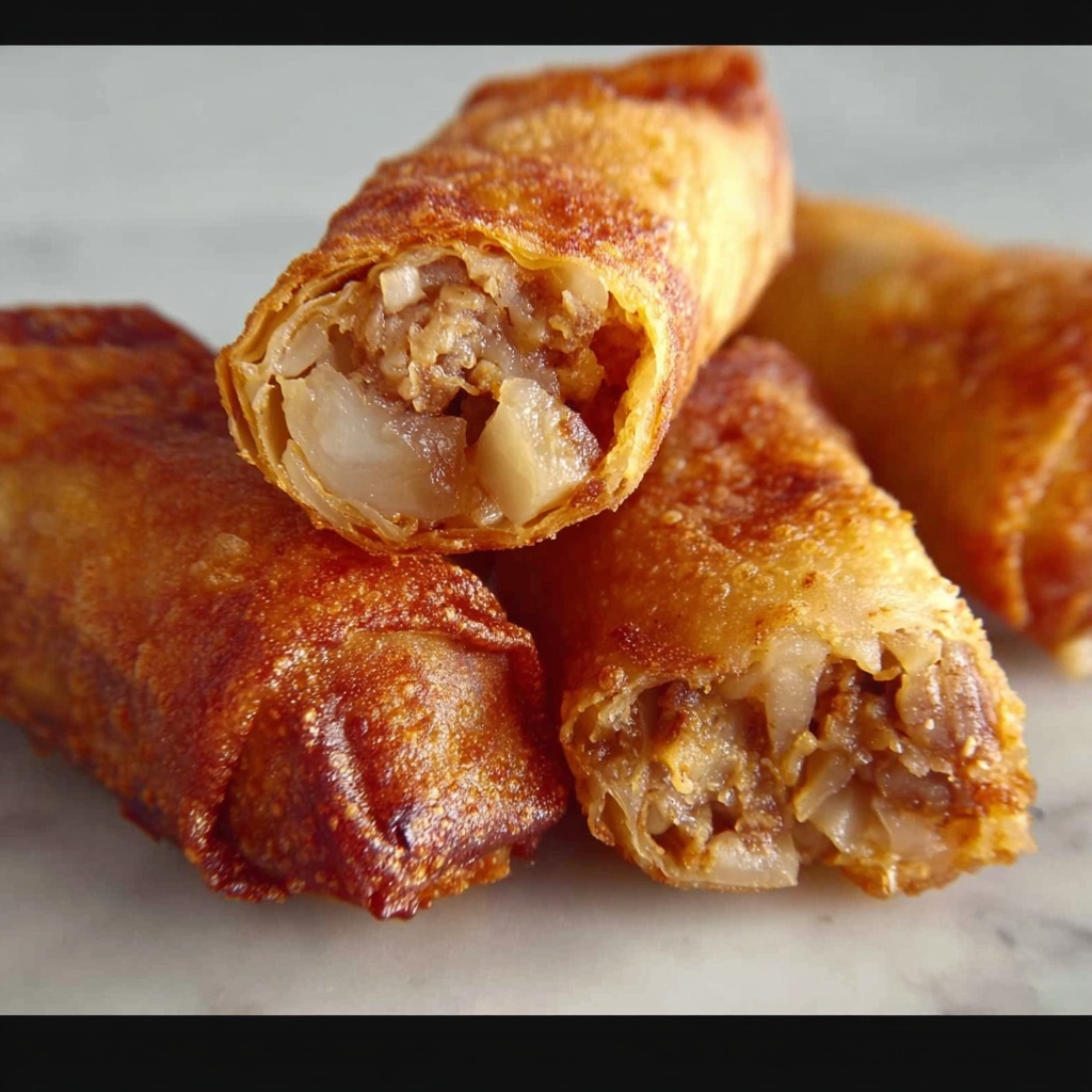 Baked Apple Pie Rice Paper Rolls Recipe - Recipe Image